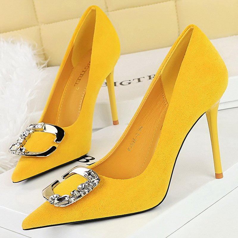 Shoe Tree - BIGTREE Shoes Metal Rhinestone Belt Buckle