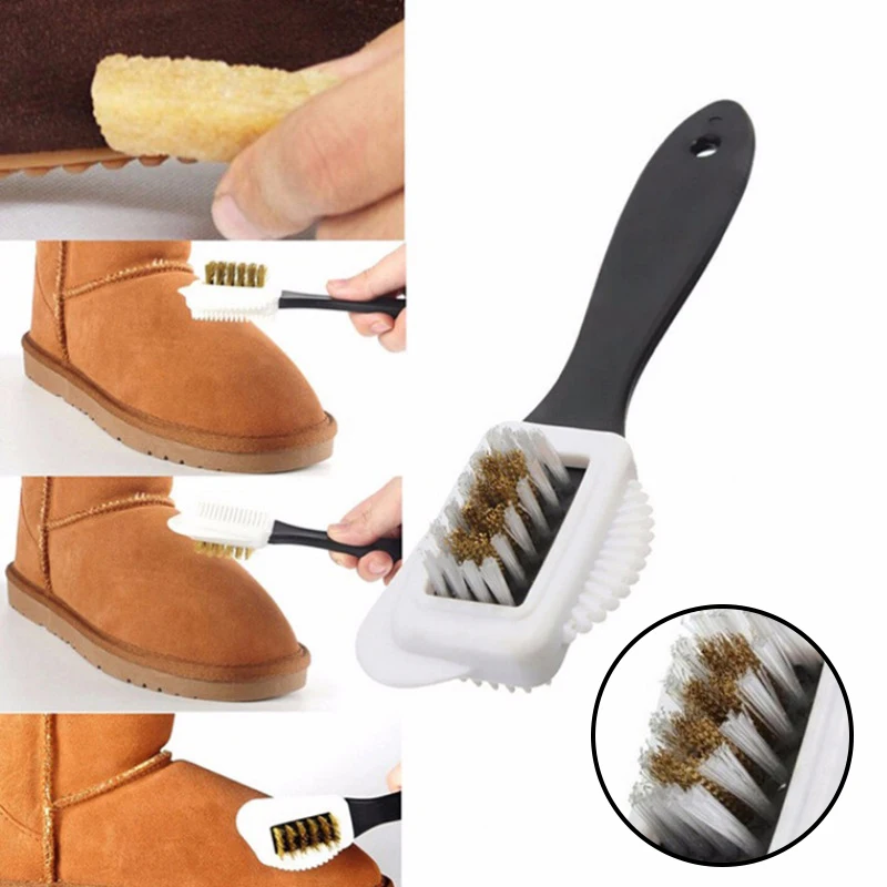 Shoe Cleaning Brush - 1/2pcs3Side cleaning convenience S-shaped shoe brush