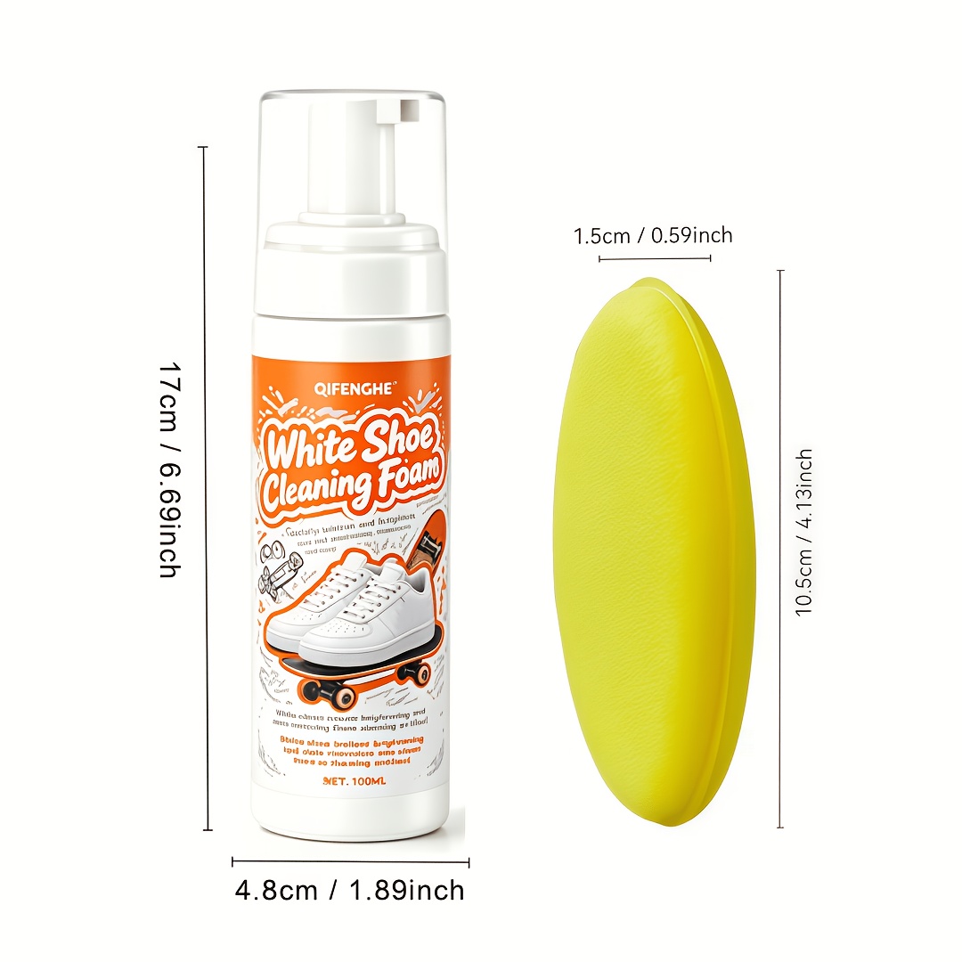 Portable No Rinse White Shoe C - đánh giá và giá Sneaker Cleaner