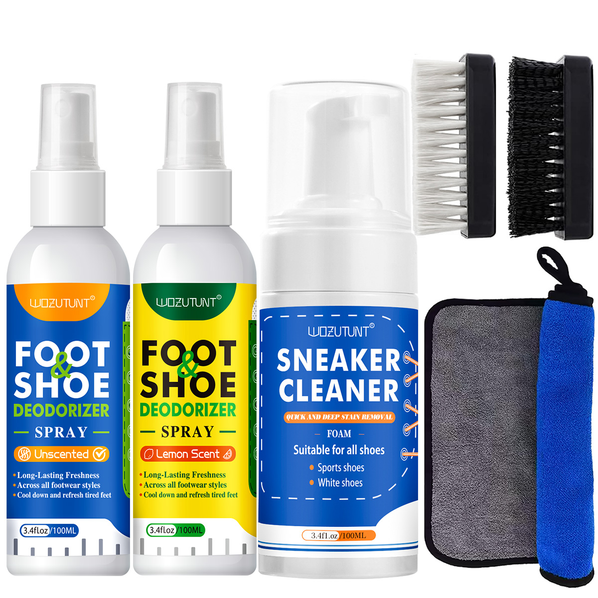 WOZUTUNT Multifunctional Shoe  - đánh giá và giá Shoe Cleaning Brush
