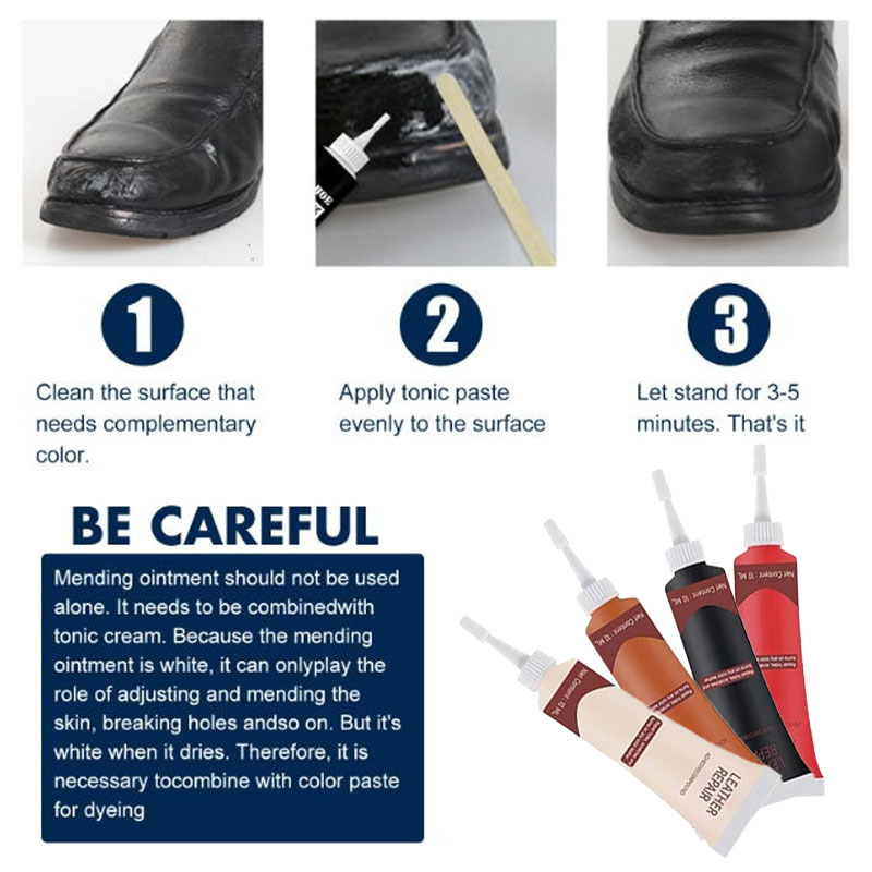 Leather Repair Paste Car Seat  - đánh giá và giá Leather Shoe Polish