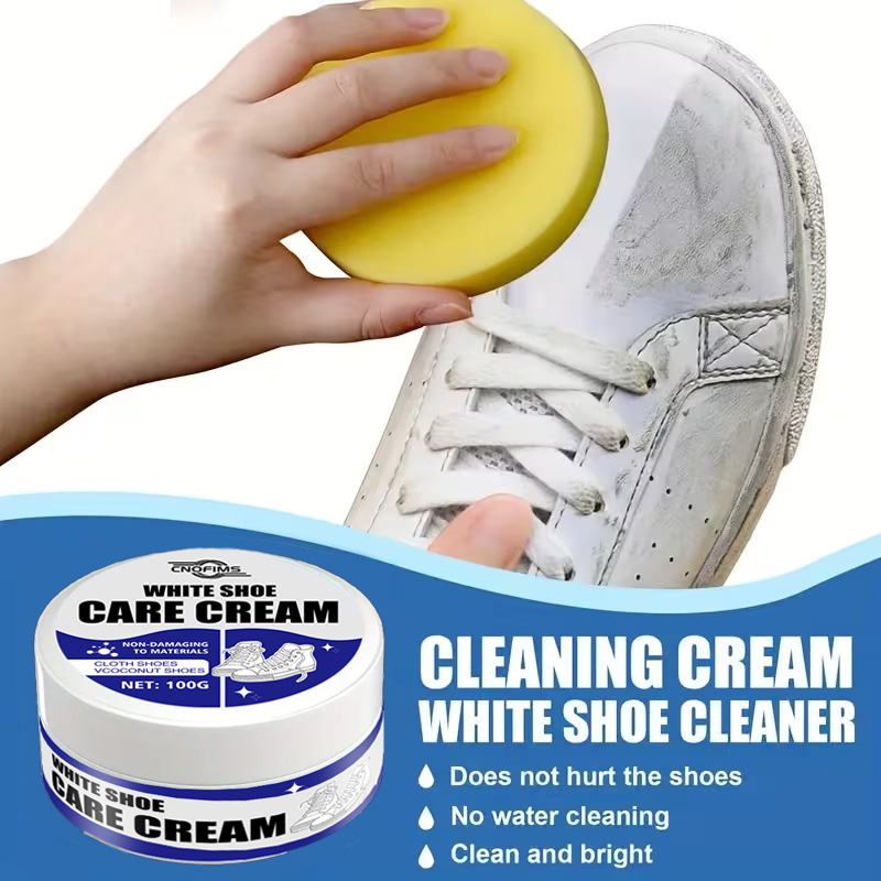 White Shoe Cleaner Cream: Stai - đánh giá và giá Shoe Cleaner