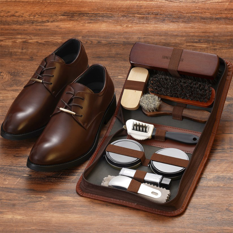 HorseHair Shoe Brush Set Leath - đánh giá và giá Shoe Cleaning Brush