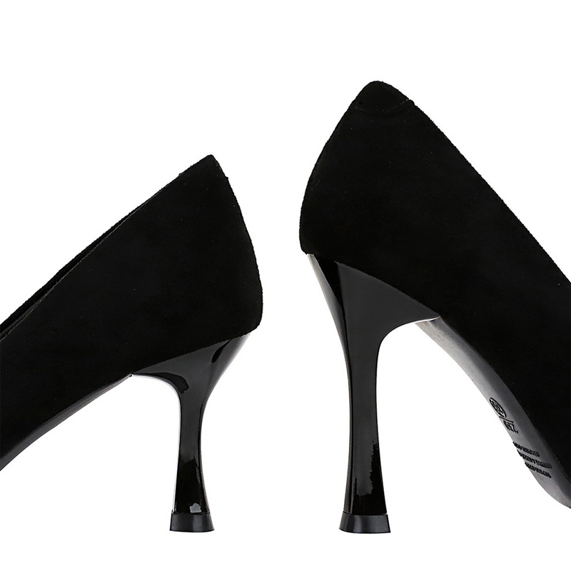 BIGTREE Shoes Suede Black Wome - đánh giá và giá Shoe Tree