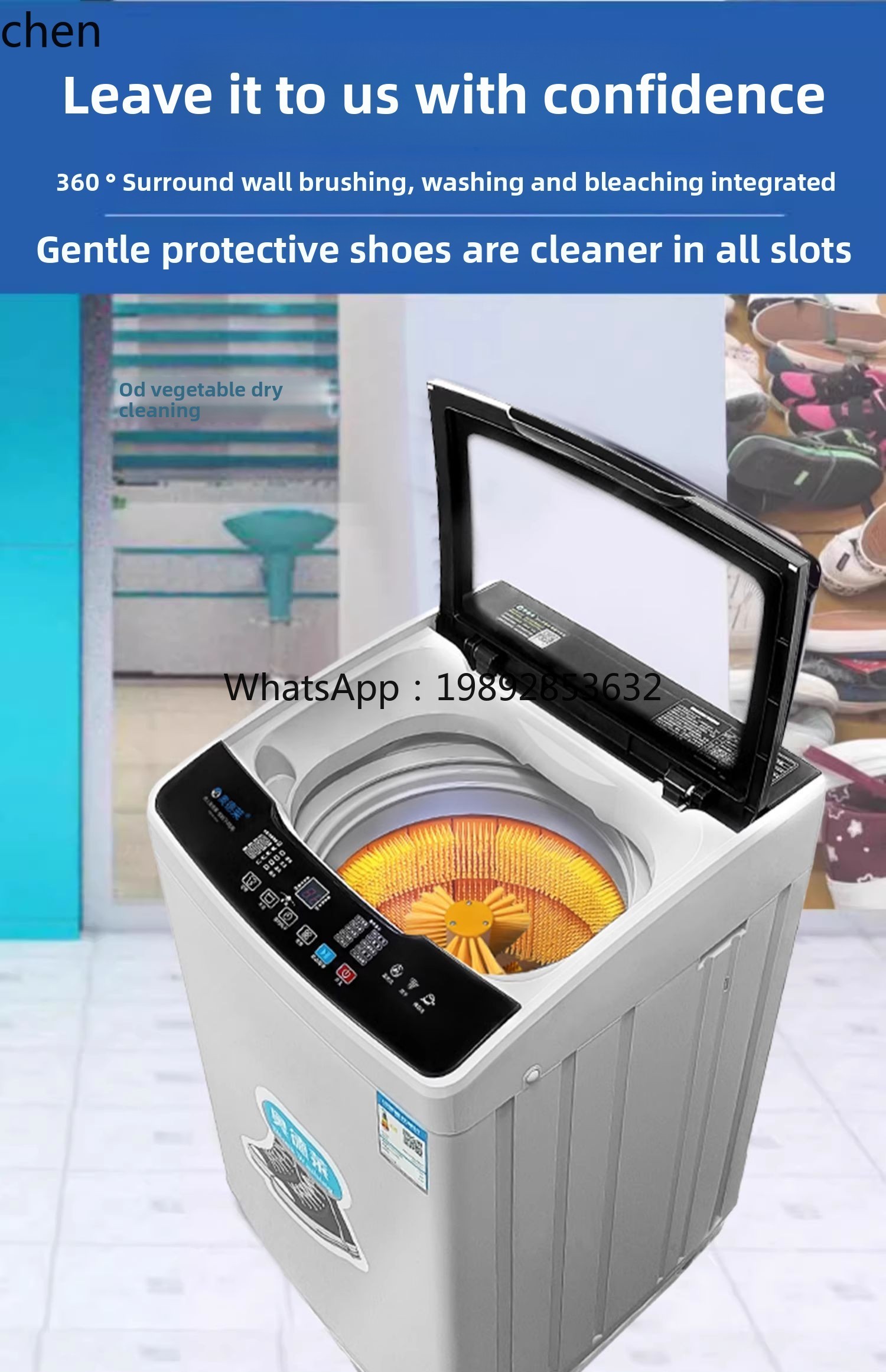ZZ automatic shoe washing mach - đánh giá và giá Shoe Brush