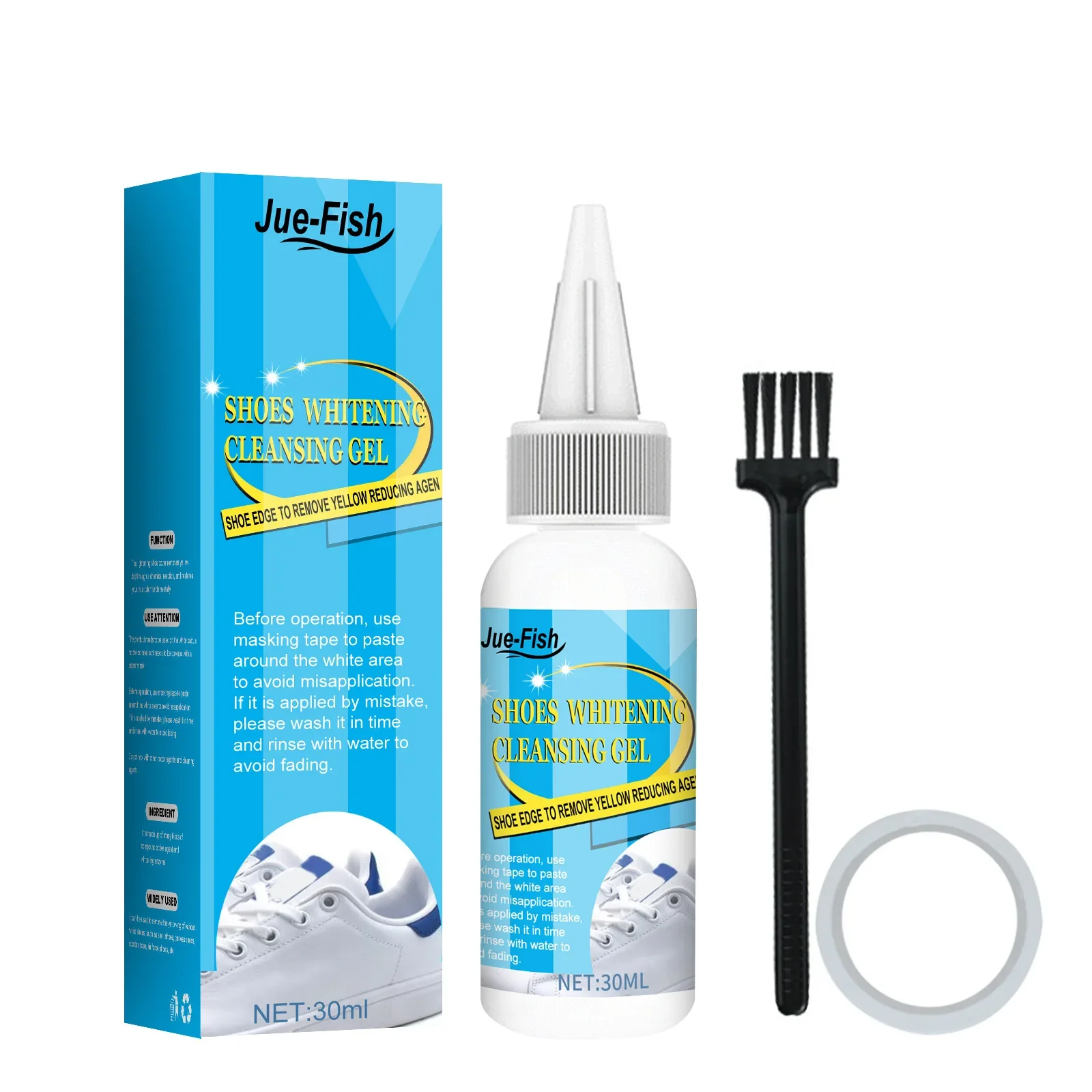 White Shoes Cleaning Gel Stain - đánh giá và giá Sneaker Cleaner