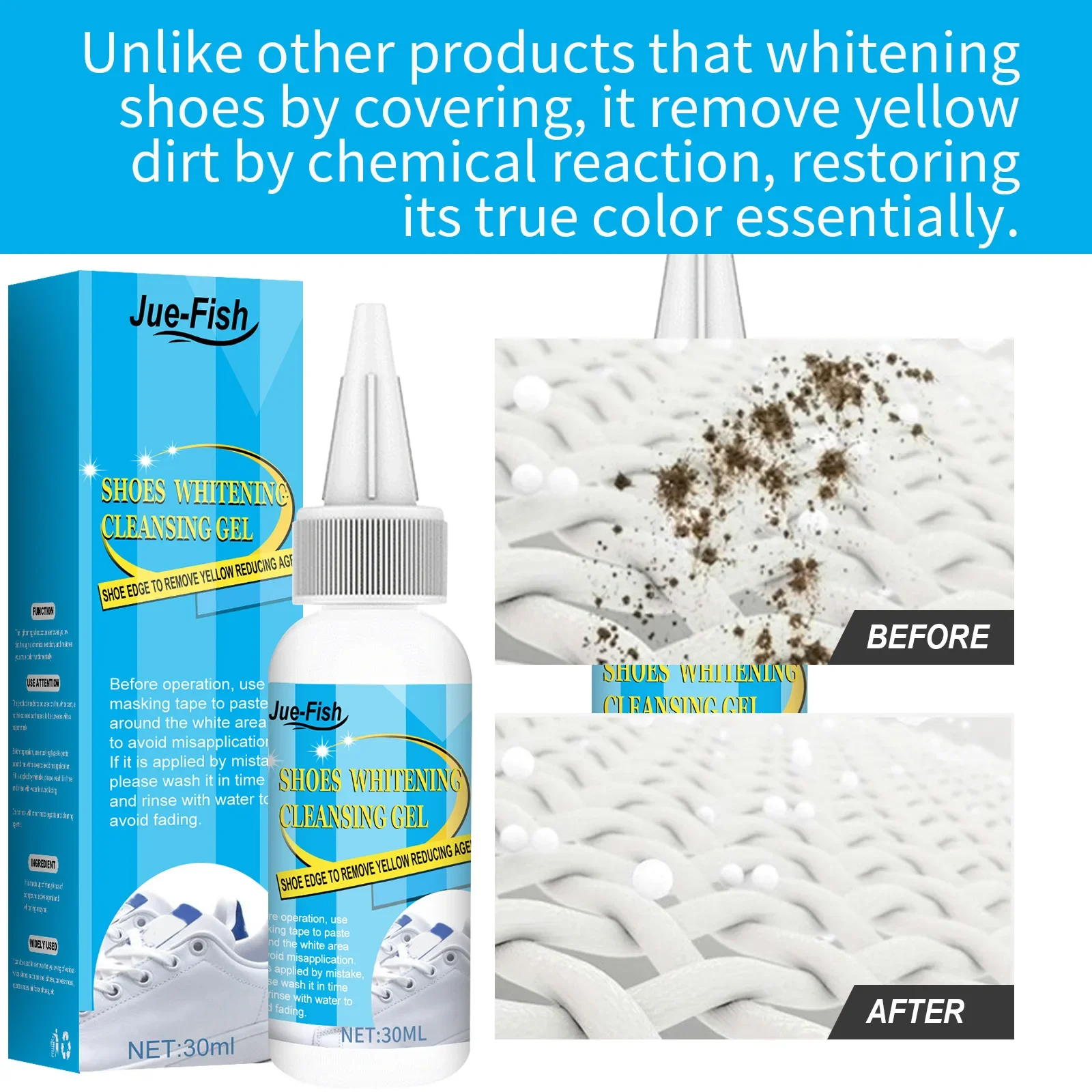 White Shoes Cleaning Gel Stain - đánh giá và giá Sneaker Cleaner