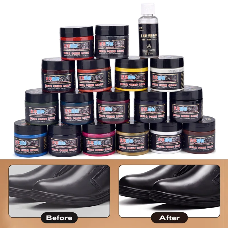 50g Leather Repair Paint Pigme - đánh giá và giá Leather Shoe Polish