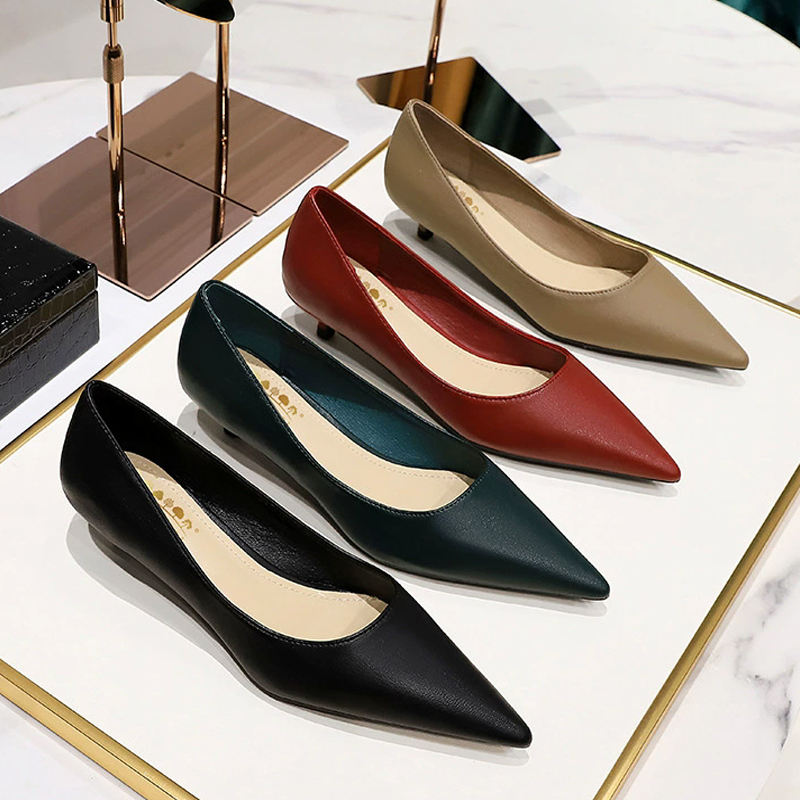 Fashion Pointed Toe Mid Heeled - đánh giá và giá Shoe Tree